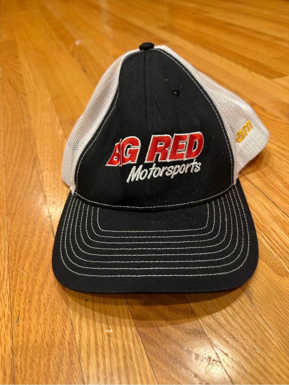 Big Red Motorsports Black and White Trucker Hat